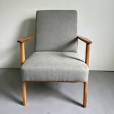 Vintage Grey Green Club Armchair