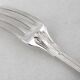 Christofle Violon palmettes, 14 table forks, 21 cm, silver-plated metal.