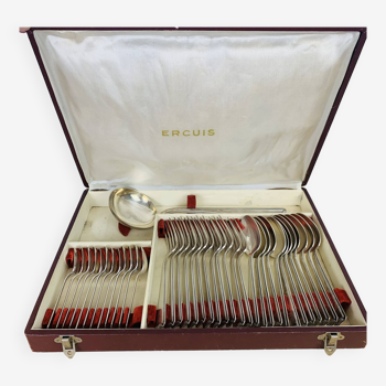 Ercuis cutlery set Cambodia model silver metal