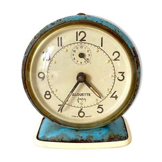 Old alarm clock Japy model Alouette