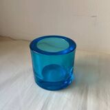 Vintage Sky Blue Iittala Kivi x Marimekko Candle Holder