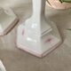 Pair of ceramic candlesticks, Italy