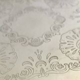 Silver metal tray, 1950s