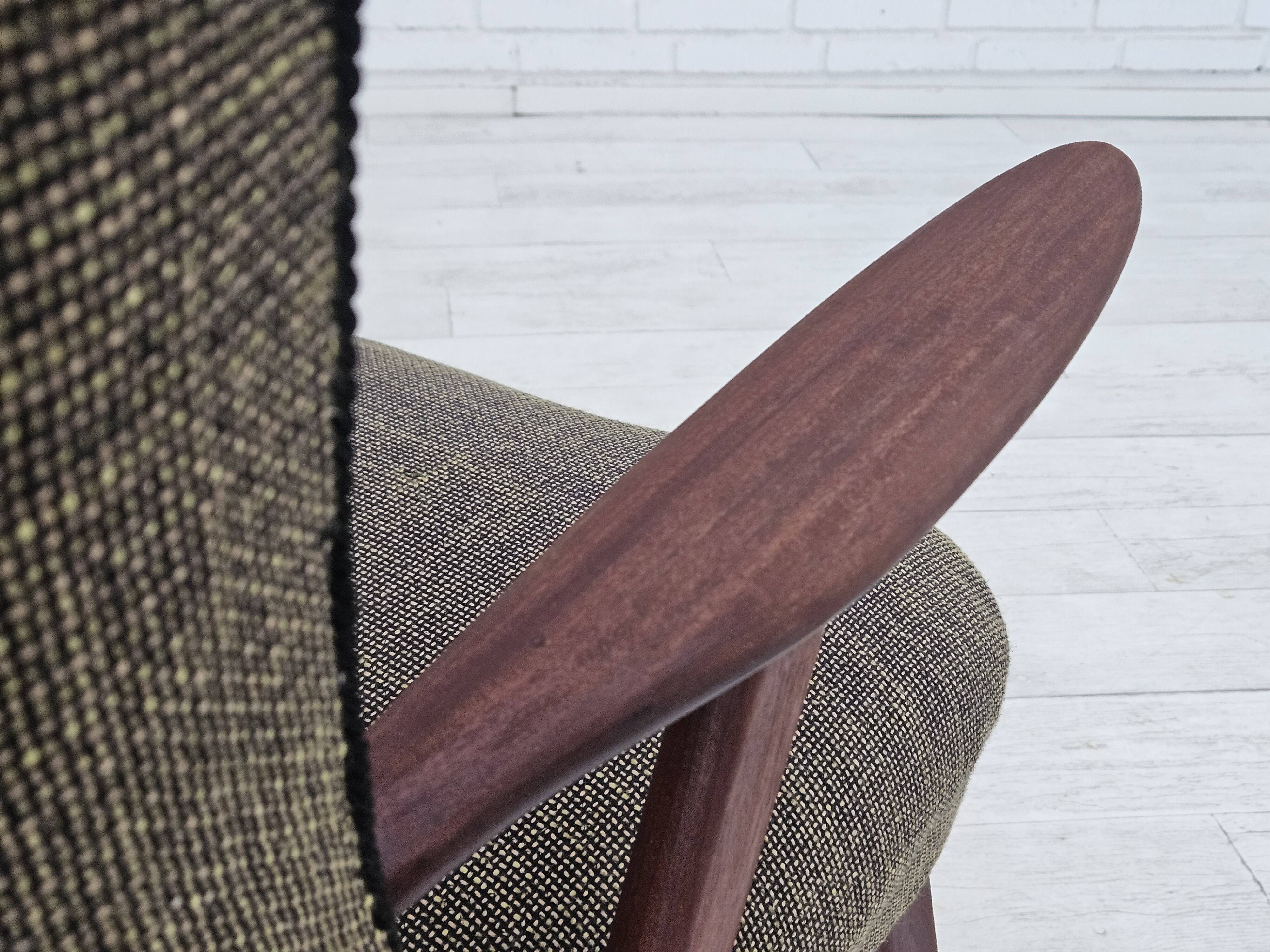 1960s, Danish design by Erhardsen & Andersen, armchair, original condition.