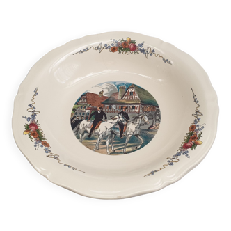 Plat creux Sarreguemines vintage