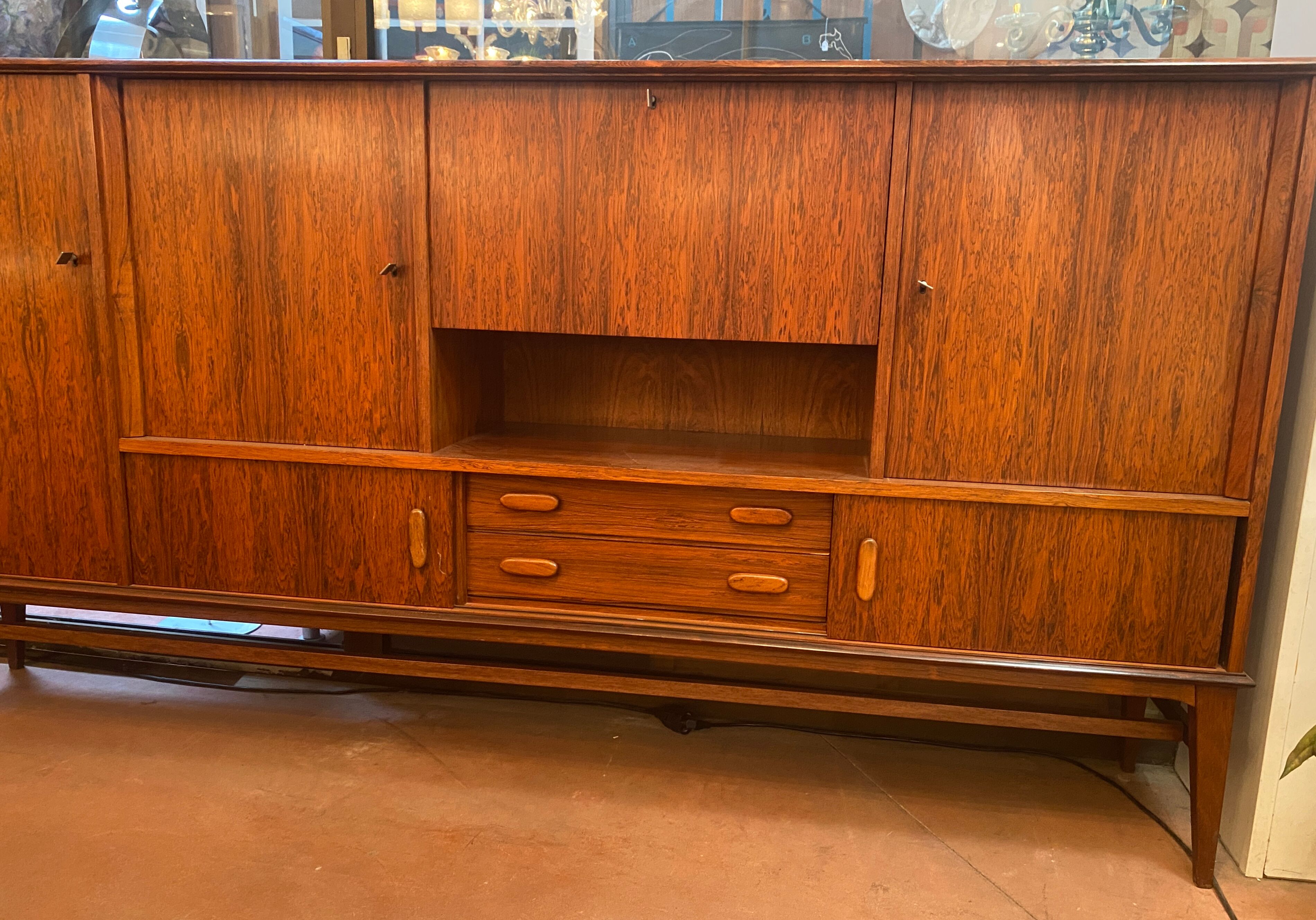 Scandinavian row high rosewood rio for arno circa 60