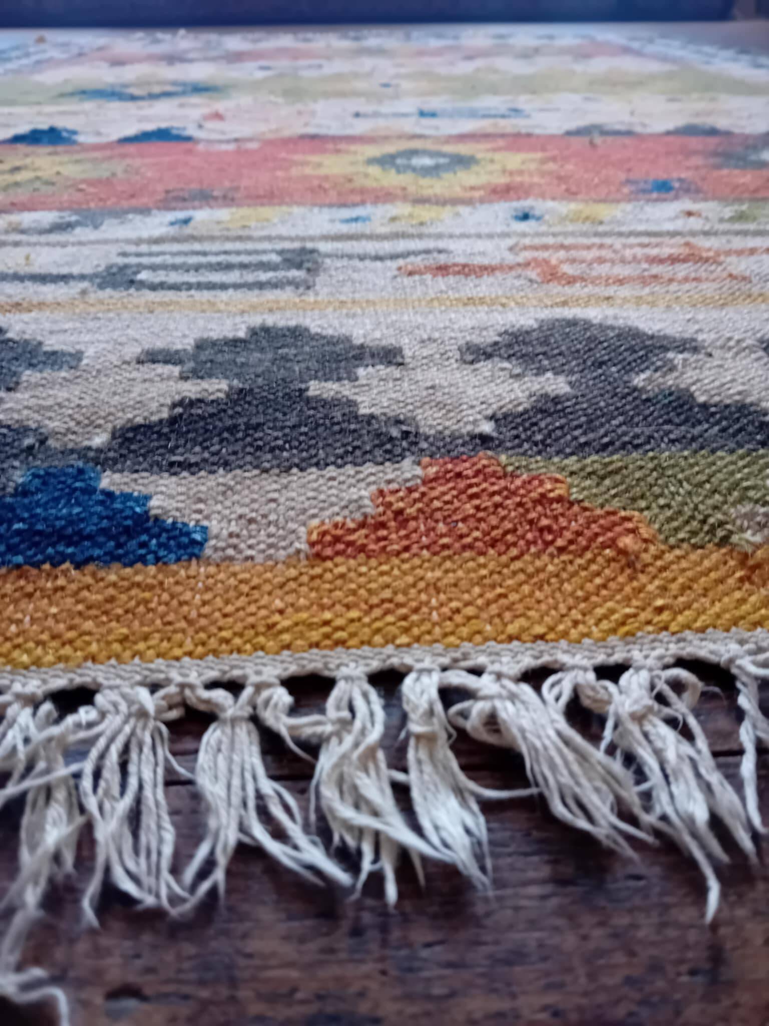 Handmade Indian Kilim Sivas 200x140cm