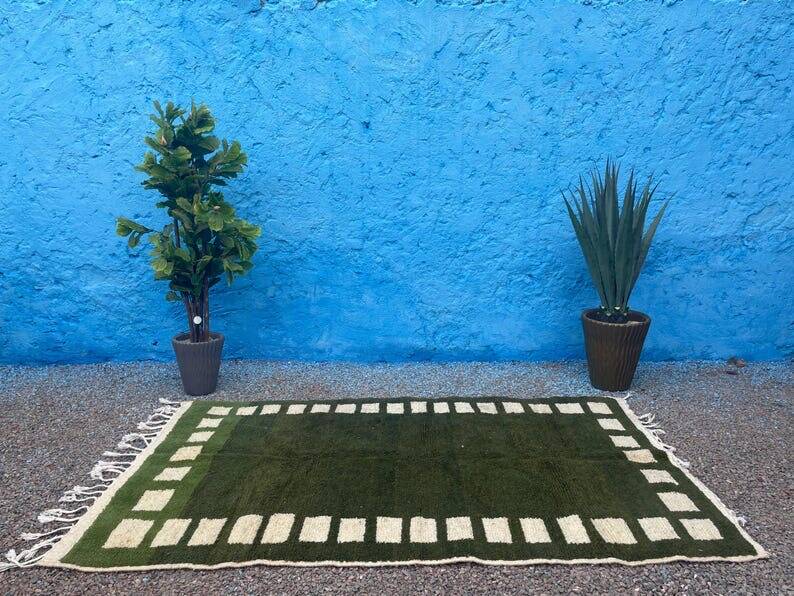 Tapis berbère tissé main artisanale authentique 1,5/2,5 m