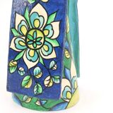 Mexican papier-mâché candle holder by Abelardo Ruiz, 1970s