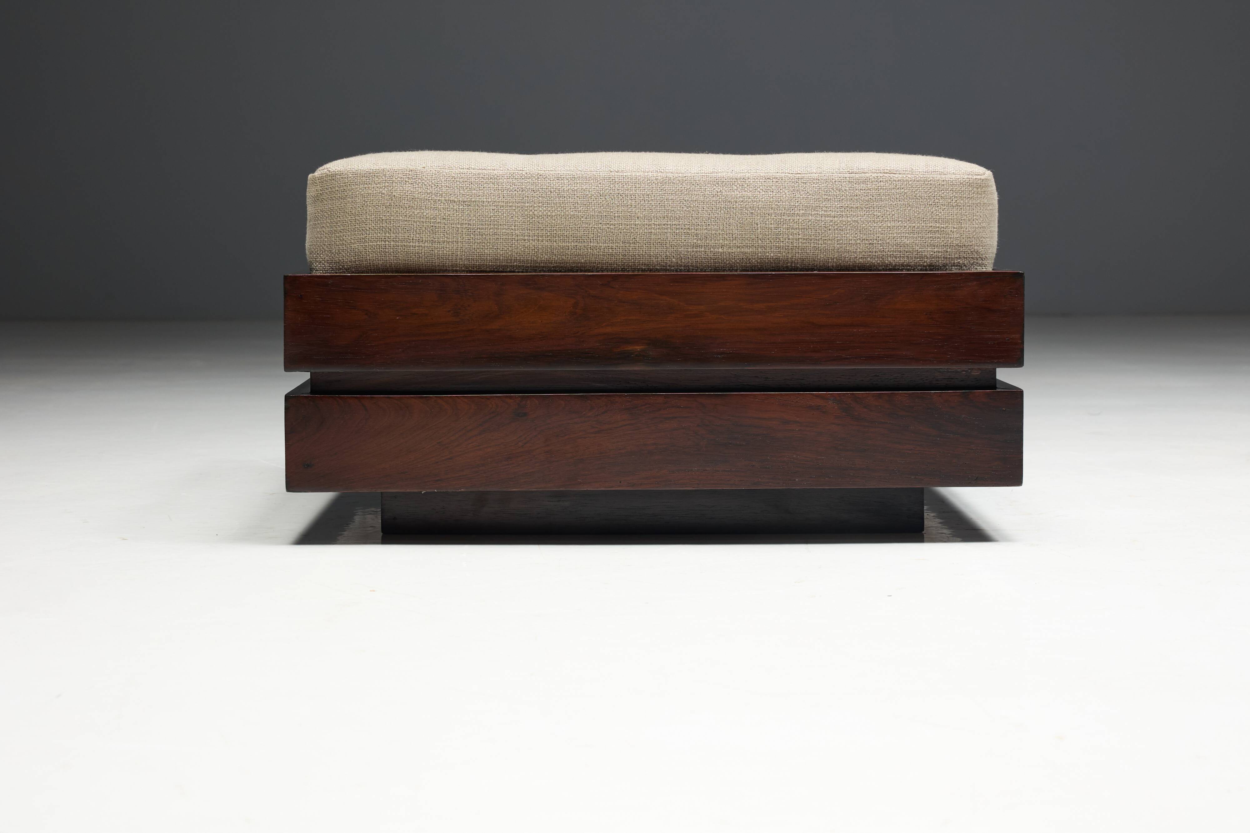 Brazilian Ottomans by Celina Decorações, Brazil, 1960s