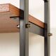 Italian free standing shelving unit or room divider in teak, 1970s