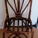 Pair of bamboo chairs circa 1970
