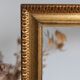 Old gilded wooden frame