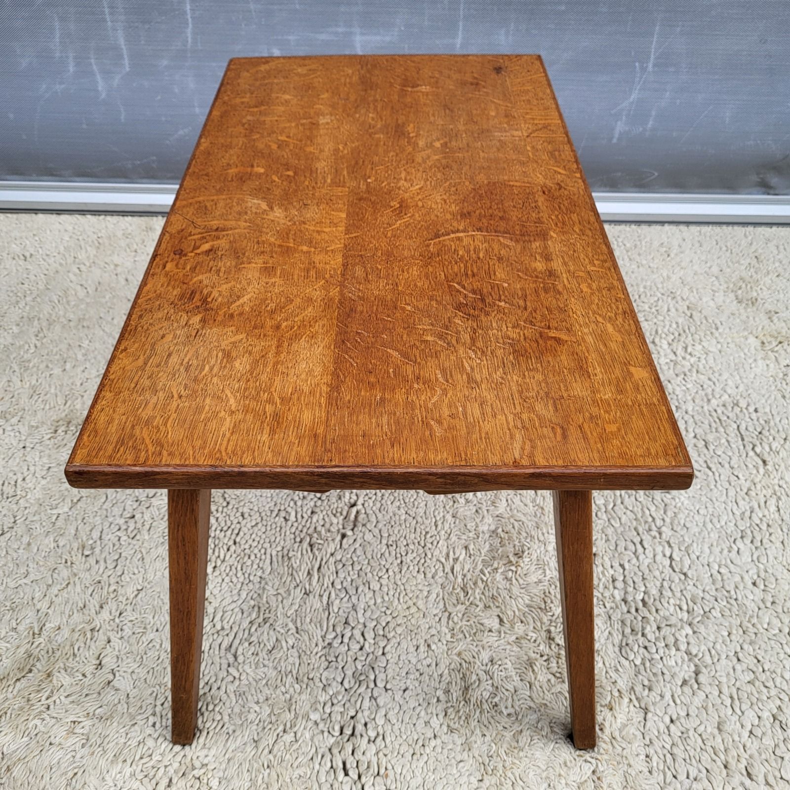 Table basse portique reconstruction 1950
