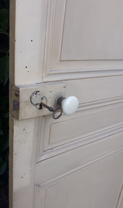 Haussmannian gate 79.8x215cm old