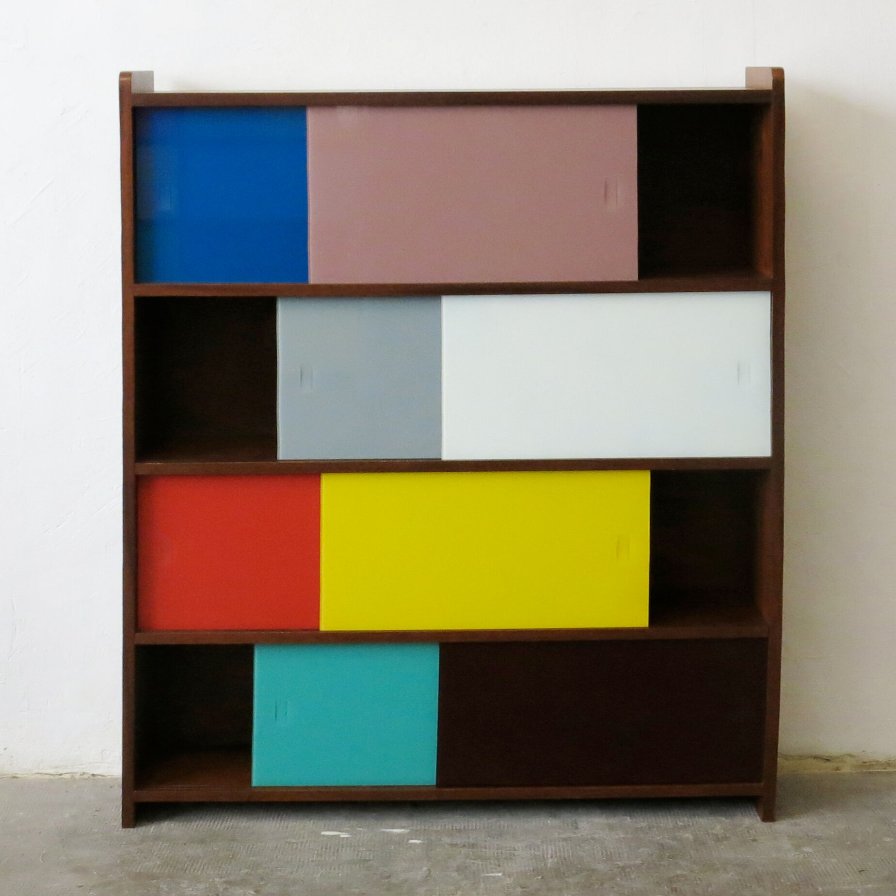 Bibliothèque meuble de rangement des années 60