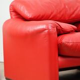 Maralunga armchair and ottoman by Vico Magistretti for Cassina