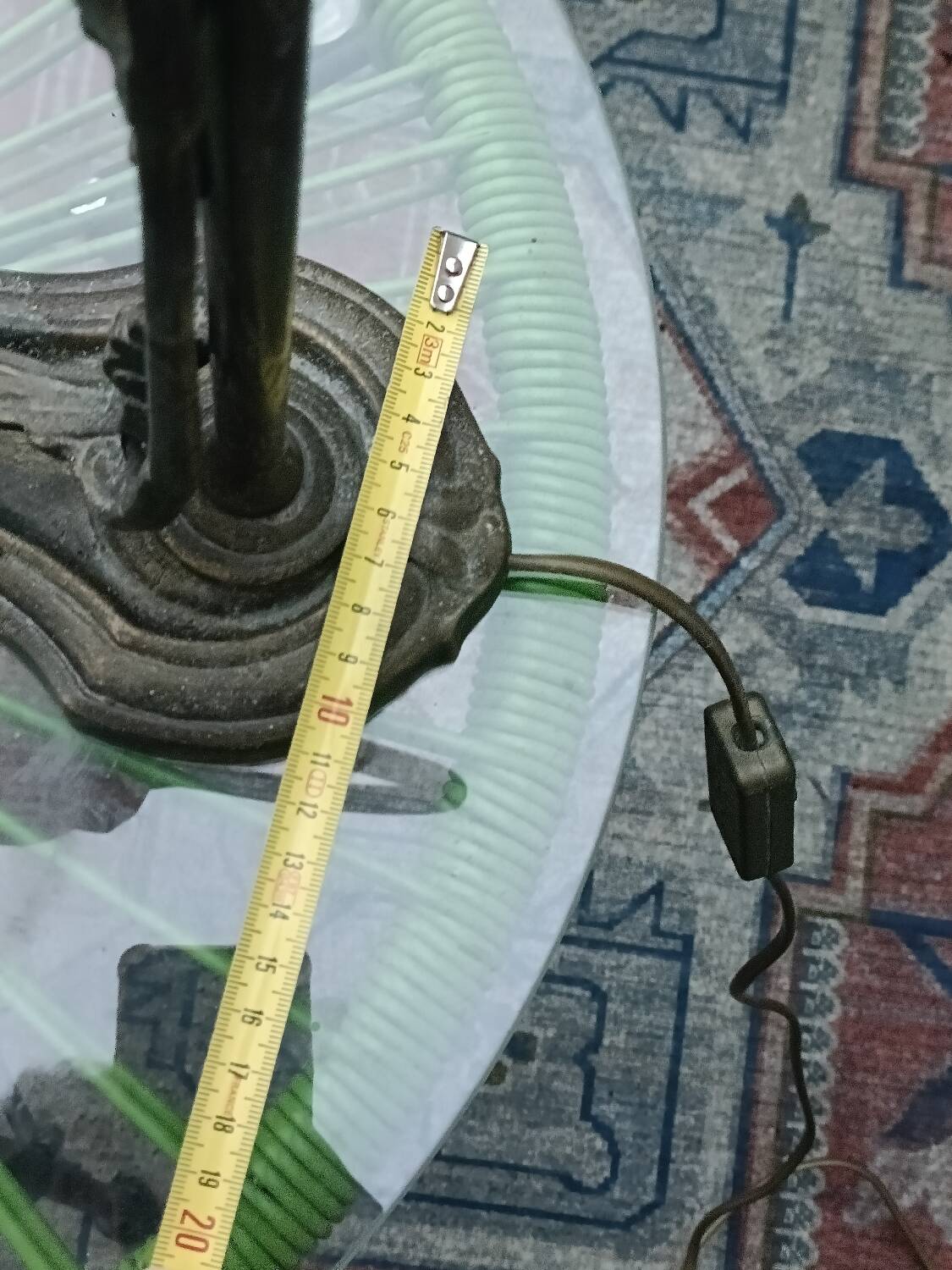 Art Deco gooseneck lamp