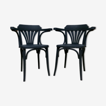 2 Baumann style armchairs