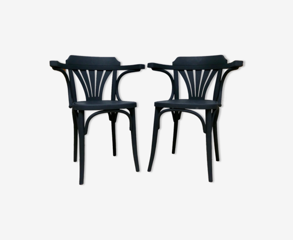 2 Baumann style armchairs