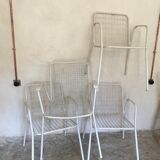 Lot of 4 chairs Emu vintage garden 1960-80's