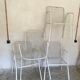 Lot of 4 chairs Emu vintage garden 1960-80's