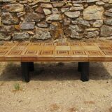 Table basse signée Roger Capron