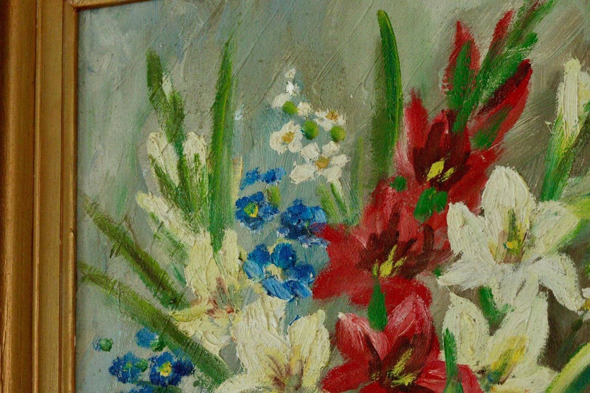 Still Life with Flowers by Hilding N