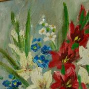 Still Life with Flowers by Hilding N