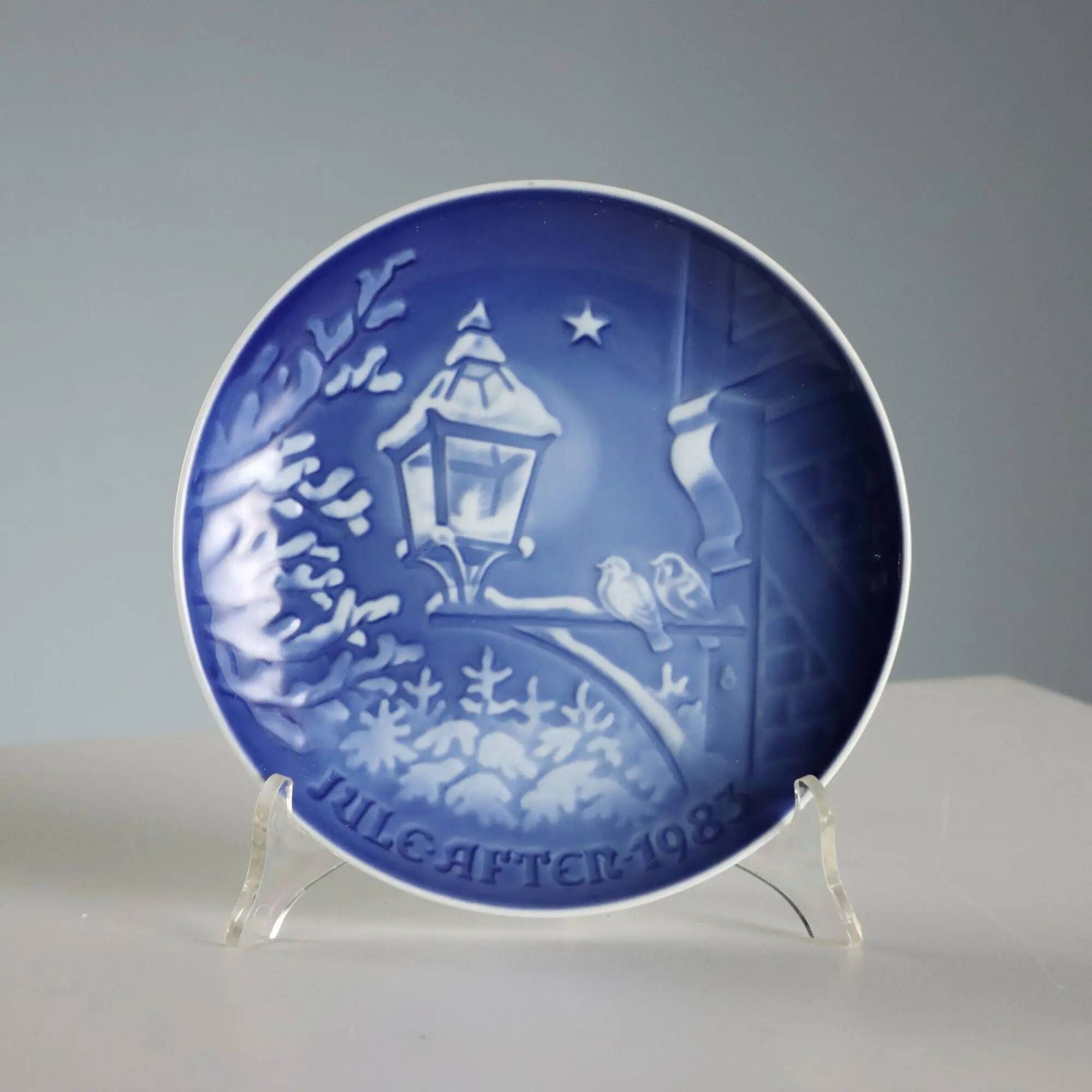 Set of 15 Bing & Grøndahl Copenhagen porcelain plates Denmark '900