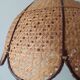 Vintage rattan hanging lamp