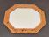 87 x 72 - Grand miroir bois bambou octogonal rotin