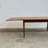Teak table with extensions