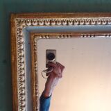 Old large Louis XVI style wall mirror