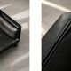 Vintage Mid-Century Danish Modern Two-Seater Black Leather Sofa, 1970s