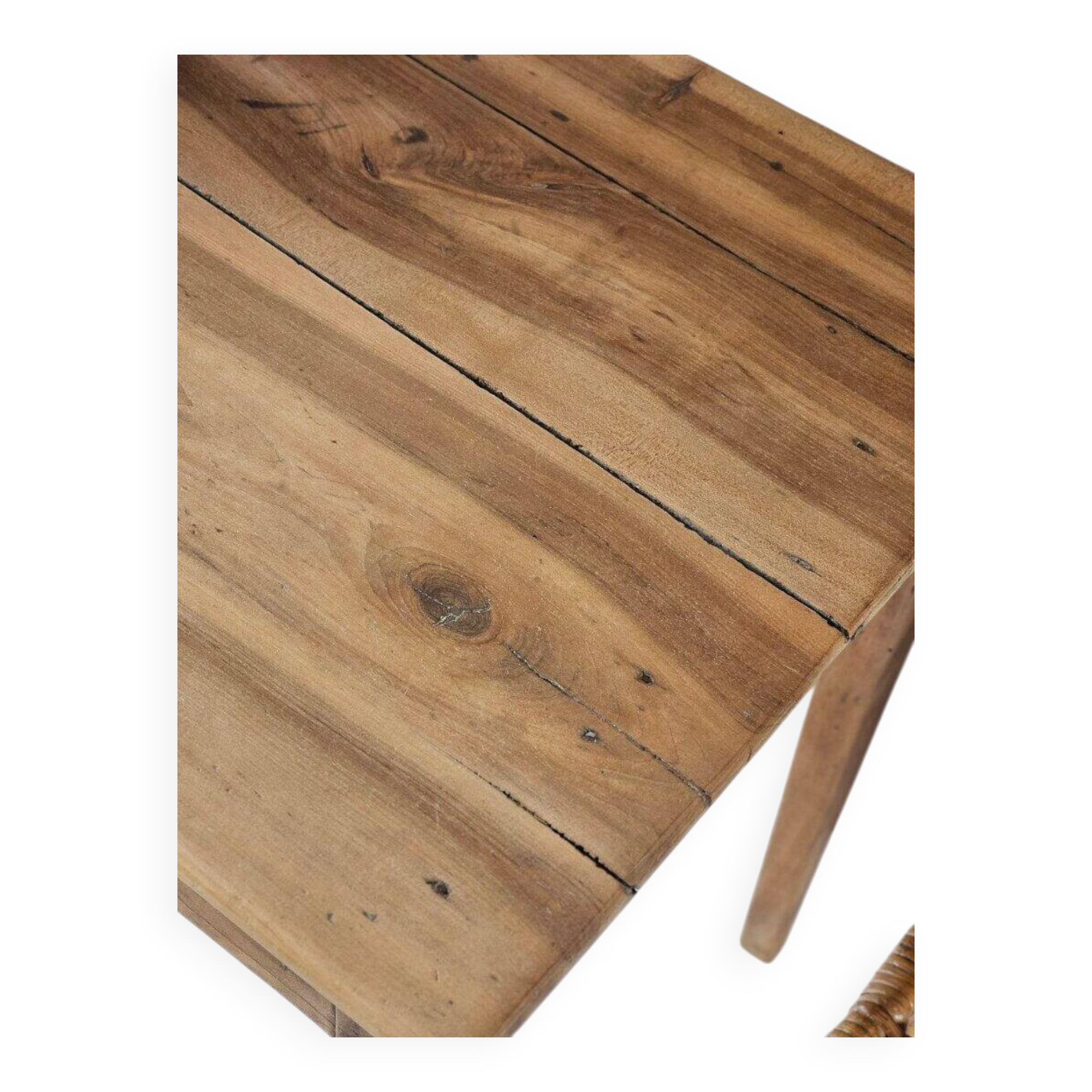 Antique walnut table/desk, renovated | Emile