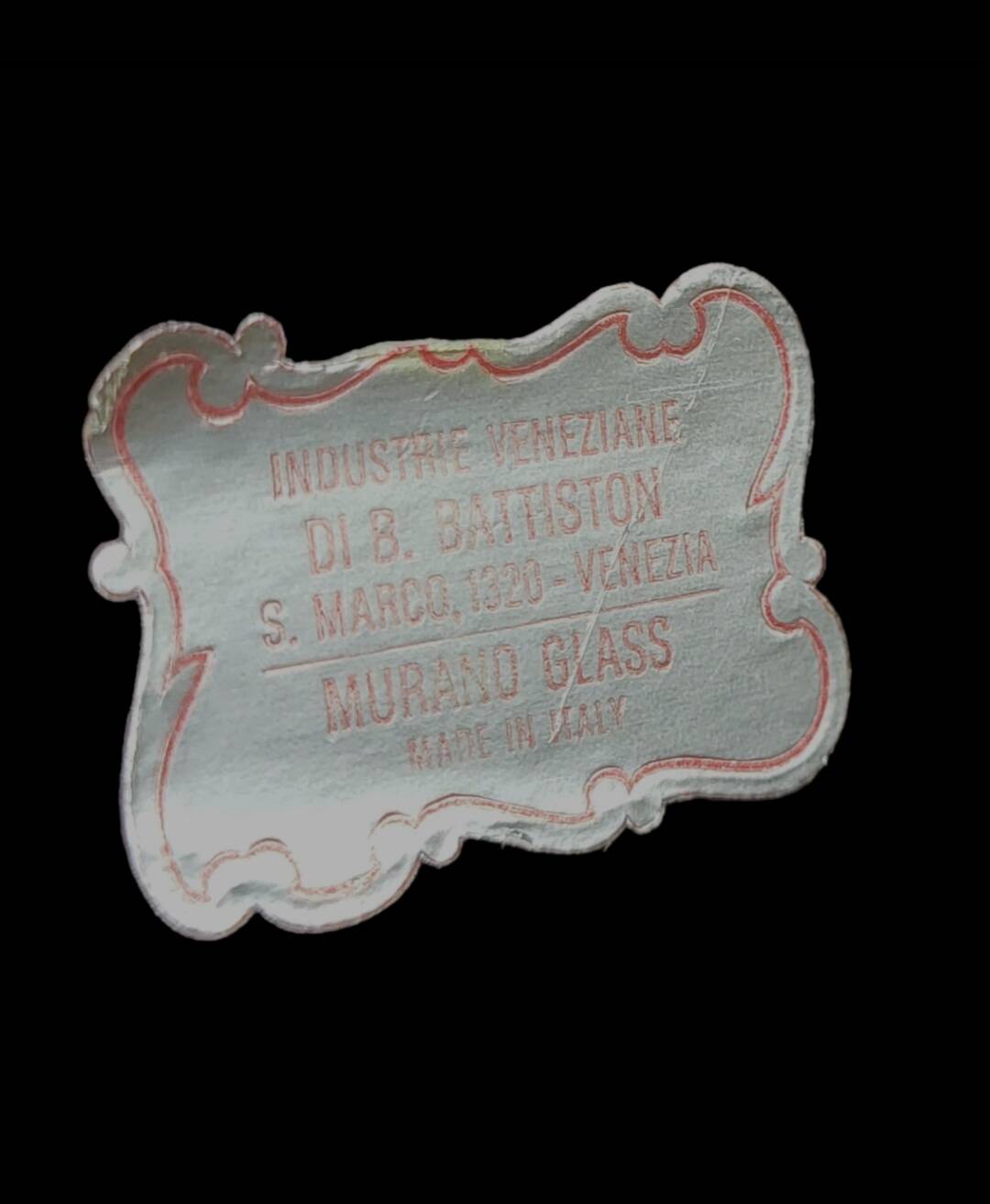 Vase Sommerso Flavio Poli en verre de Murano, Italie 1970