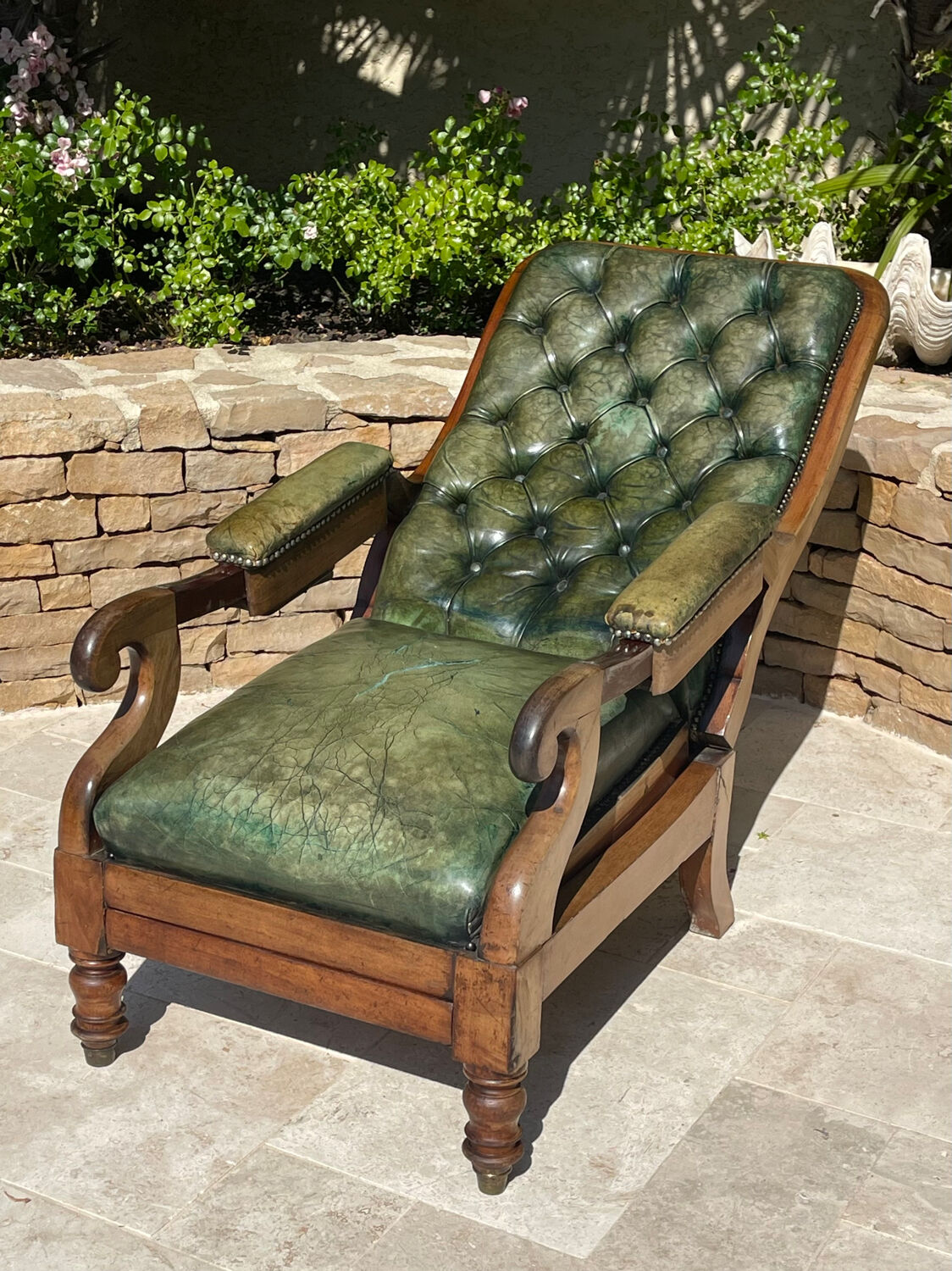 Chesterfield Mahogany Armchair