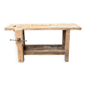 Renovated carpenter's workbench