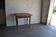 Table à manger en bois massif brun rustique, années 1950.