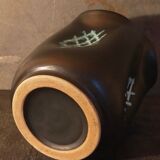 Ceramic potter's pot cover vase 50s