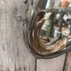 Black and gold baroque mirror