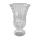 Diamond tip molded glass vase