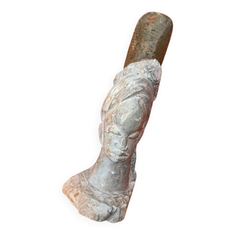 Ethnic woman statuette