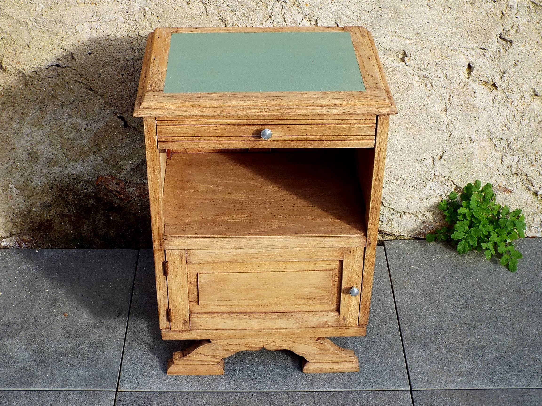 Table de chevet style art déco