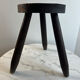 Tripod stool in solid wood — Charlotte Perriand spirit