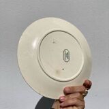 4 iron earth plates Mignon Sarreguemines