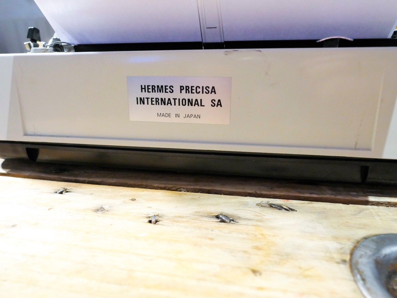 White s Baby Hermes typewriter