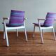 Italian dining chairs "Villabianca" by Vico Magistretti for Cassina