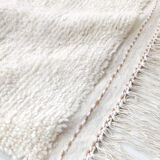 Moroccan Berber carpet Azilal ecru with colorful patterns 2,57x1,63m